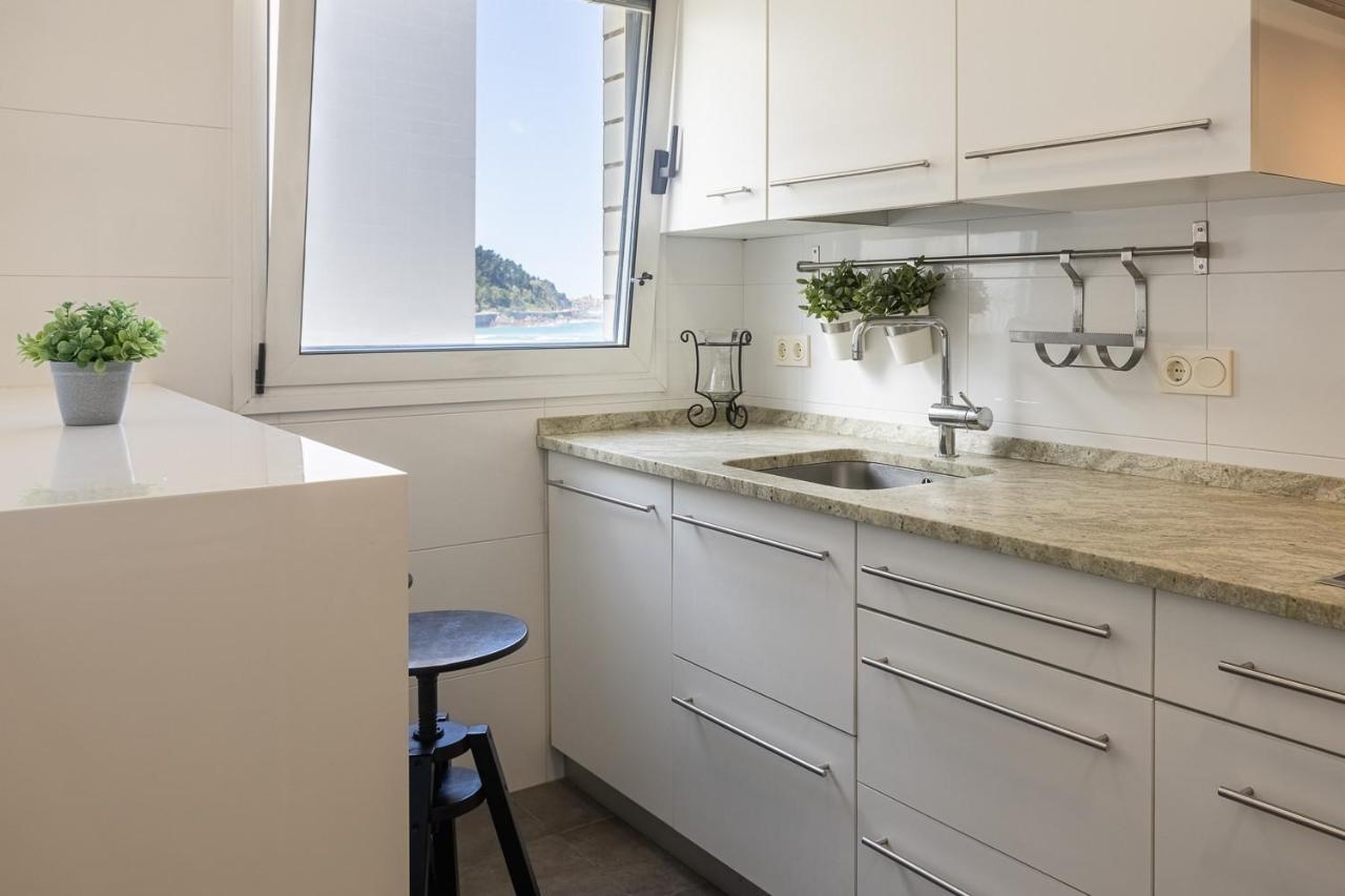 Egona-San Luis 2 Vivienda, Playa Y Garaje Appartement Zarautz Buitenkant foto