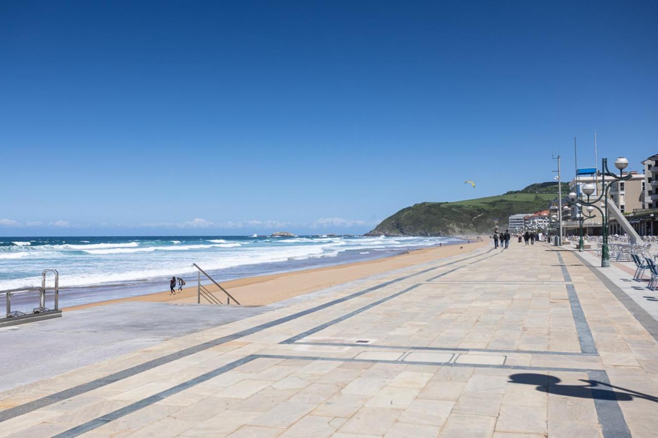 Egona-San Luis 2 Vivienda, Playa Y Garaje Appartement Zarautz Buitenkant foto