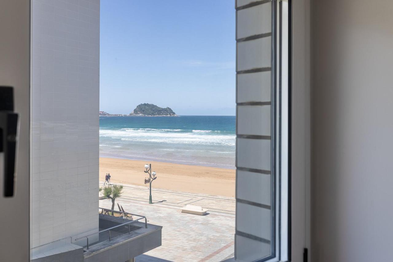 Egona-San Luis 2 Vivienda, Playa Y Garaje Appartement Zarautz Buitenkant foto